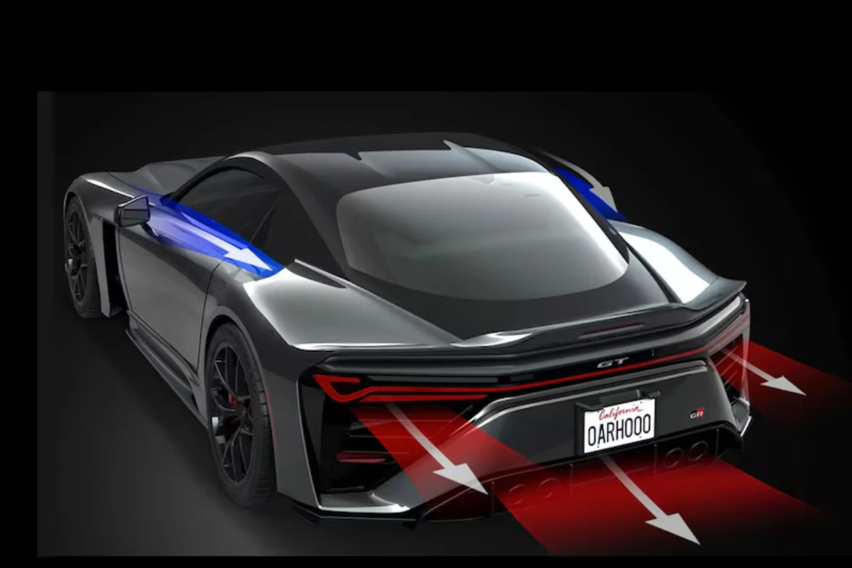 Toyota GR GT Achter Diffuser Aerodynamica Luchtstroom Management