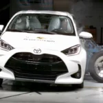 Toyota Yaris Euro NCAP Frontale Crashtest 4 Sterren Rating 2025
