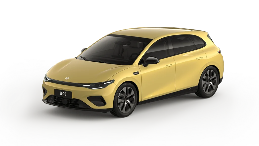 2026 Leapmotor B05 Lightning Yellow Kleur