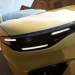 2026 Leapmotor B05 – Blade-Stijl Geïntegreerde LED-koplamp Signatuur in Lightning Yellow