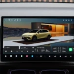 2026 Leapmotor B05 – Leap OS 4.0 Plus Infotainment Startschermdisplay