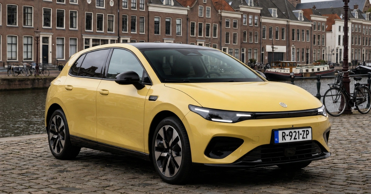 2026 Leapmotor B05 in Lightning Yellow