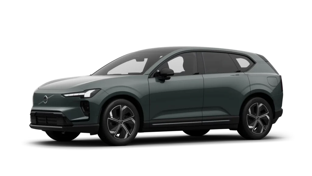 Nieuwe Volvo EX60 Forest Lake Kleur