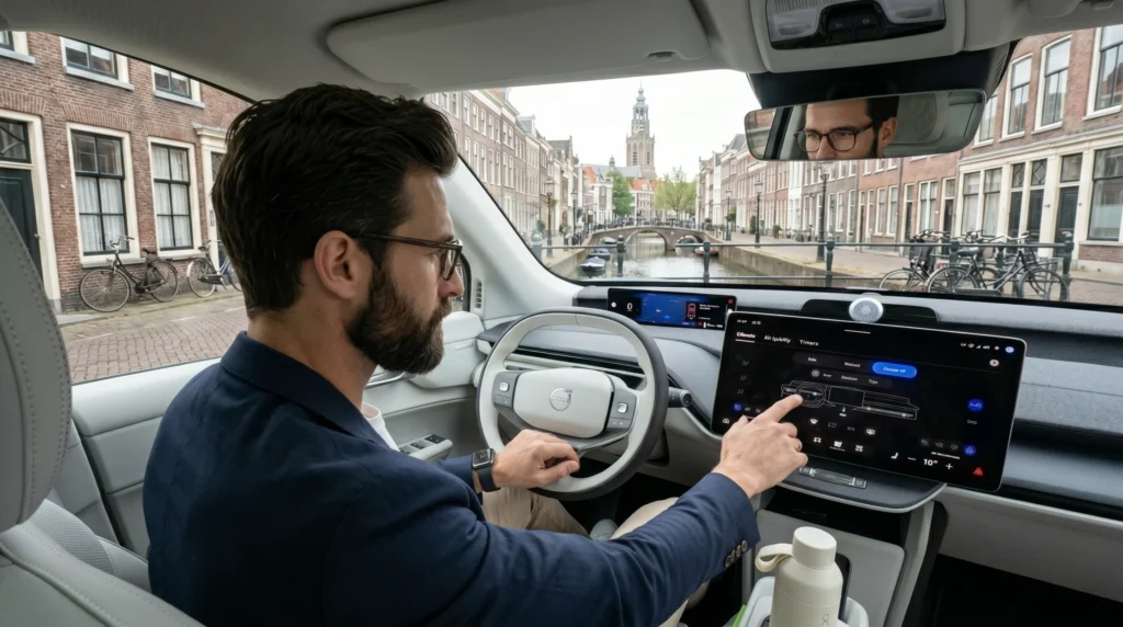 Volvo EX60 — 15" OLED Infotainment met Google Gemini AI