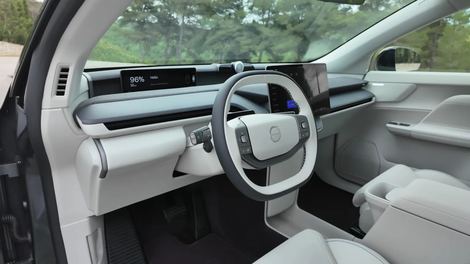 Volvo EX60 — Volledig Interieuroverzicht Minimalistisch Scandinavisch Design